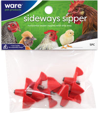 Thumbnail for Ware Sideways Sipper Horizontal Water Nipples, 5 Per Pack