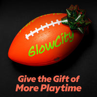 Thumbnail for GlowCity Glow in The Dark Football - Light Up LED Ball - Perfect for Evening Play, Camping, and Beach Fun