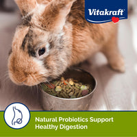 Thumbnail for Vitakraft Menu Premium Rabbit Food - Alfalfa Pellets Blend - Vitamin and Mineral Fortified, Carrots, Greens, Grains, Fruits, 5 Lb.