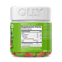 Thumbnail for OLLY Fiber Gummy Rings, 5g Prebiotic Fiber, FOS (Fructo-oligosaccharides), Digestive Support, Berry Melon 50ct