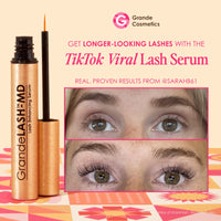 Thumbnail for Grande Cosmetics GrandeLASH-MD Lash Enhancing Serum - Peptide & Vitamin Infused Formula for Longer, Thicker, Fuller Looking Lashes - Ophthalmologist Tested, Cruelty-Free, 6 Week Supply (1mL)