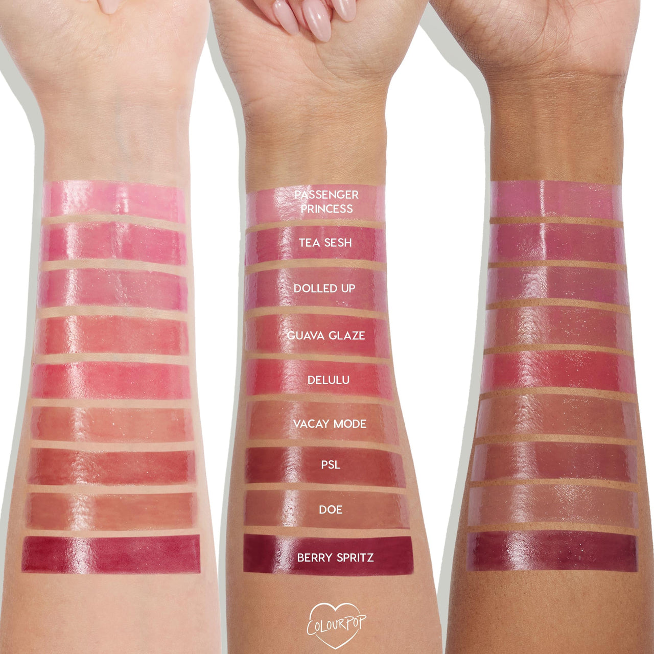 ColourPop So Juicy Plumping Lip Gloss Balm - Hydrating Lip Gloss & Balm Hybrid with Peptides - Non-Sticky Formula - Visibly Plumps Lips & Delivers Buildable Color - Doe (0.07 oz)