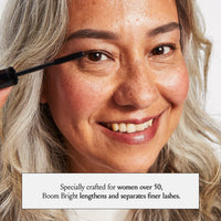 Thumbnail for BOOM! Bright Pro Age Mascara - BOOM! by Cindy Joseph Lengthening & Strengthening Hypoallergenic Mascara for Older Mature Women w/Sensitive Eyes (Black)