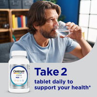 Thumbnail for Centrum Minis Silver Multivitamin for Men 50 Plus, Multivitamin/Multimineral Supplement, Vitamin D3, B-Vitamins and Zinc, Non-GMO Ingredients, Supports Memory and Cognition in Older Adults - 280 Ct