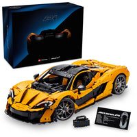 Thumbnail for Lego Technic McLaren P1 Scale Model Car for Adults, Racing Hypercar, Model Kit, for Men, Women, Parents and Husbands, Home Decor 42172