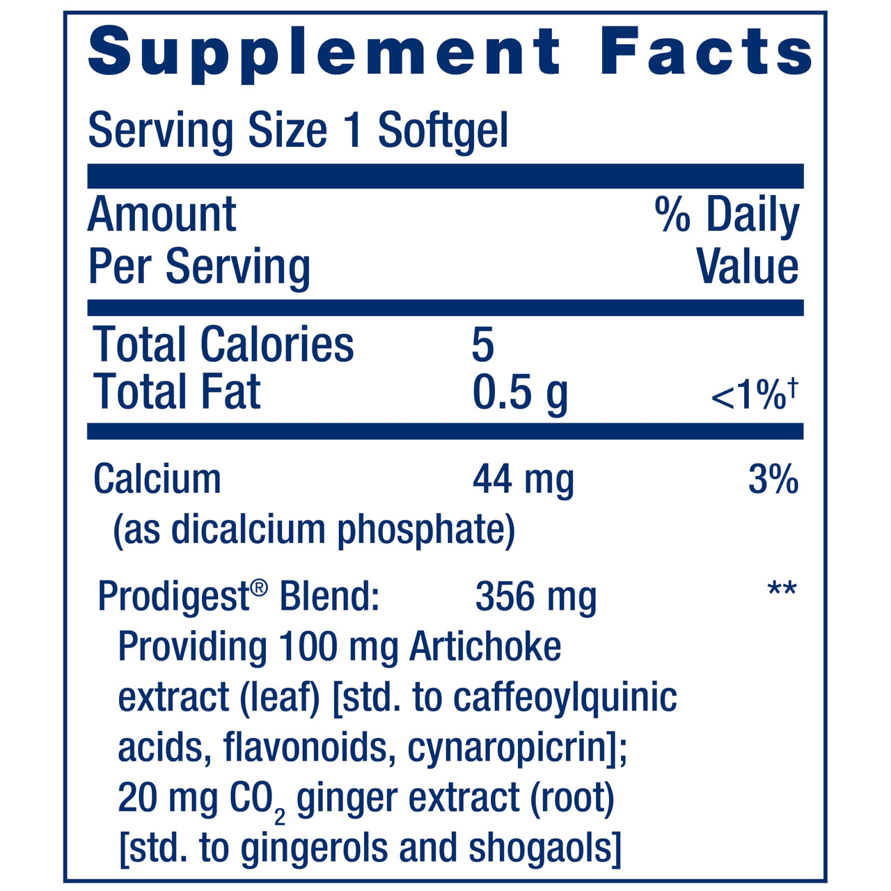 Life Extension Bloat Relief, Artichoke, Ginger, Fennel and Turmeric for Digestive Health, Supports Bloating Relief and Promotes Digestive Comfort, Gluten Free, Non-GMO, 60 softgels