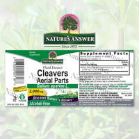 Thumbnail for Nature's Answer Alcohol-Free Cleavers Herb, 1-Fluid Ounce