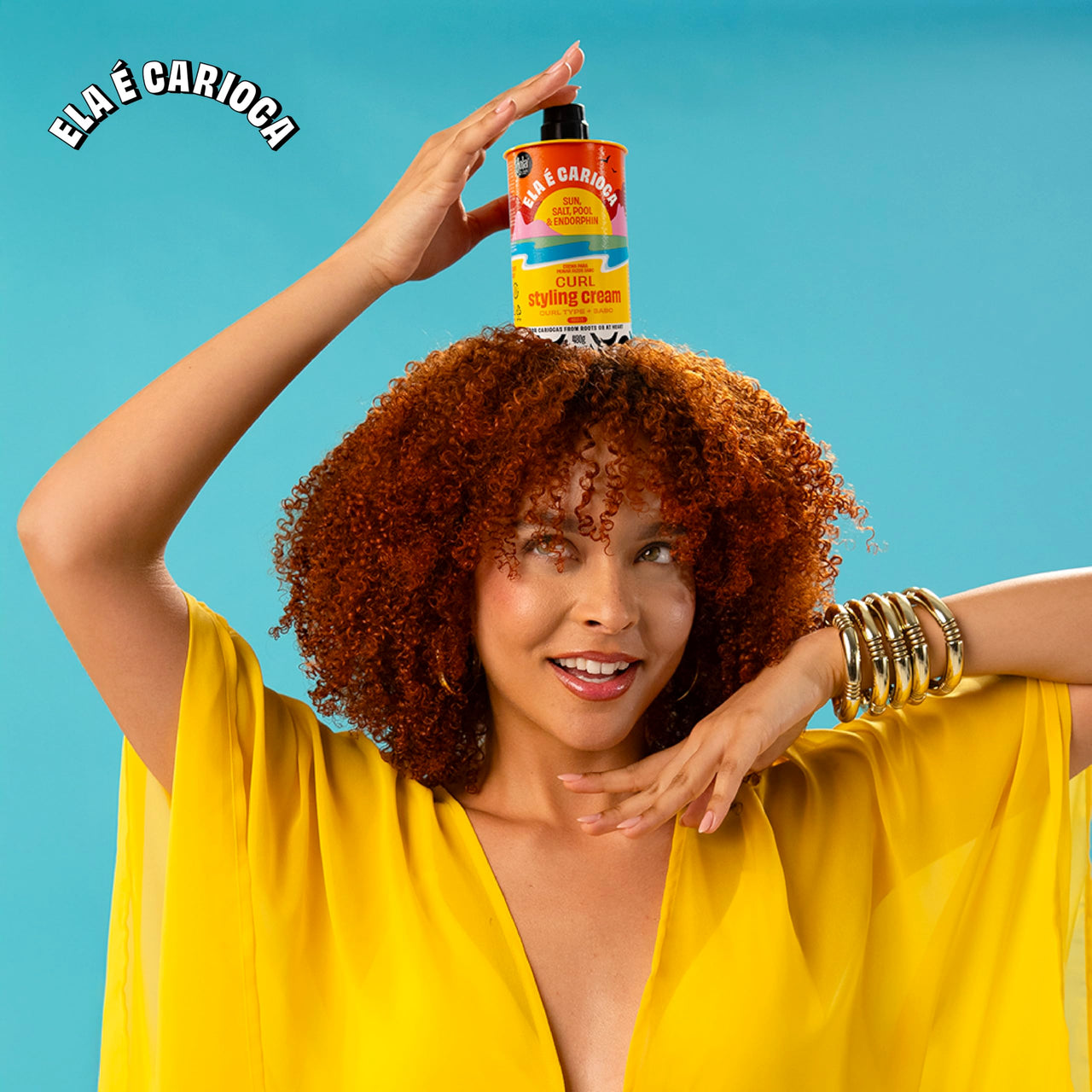 Lola From Rio - Ela E Carioca - 3ABC Curl-Defining Cream, Boost hydration, Minimize Frizz, Provide Soft, Flexible Control for 3ABC Curl Type 17.64 Fl Oz
