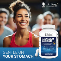 Thumbnail for Dr. Berg Magnesium Glycinate 150ct – 4-in-1 Chelated for Muscle, Nerve, Sleep & Stress Support*– w/ D3, B6 & Zinc – 4X Lab-Tested – No Fillers – Formulated in USA, GMP-Certified