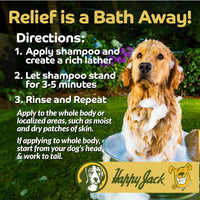 Thumbnail for Happy Jack Itch No More Dog Itchy Skin Shampoo & Treatment (12 oz), Flea Bites, Allergies & Itch Relief, Stops Itching, Scratching & Gnawing on First Application for Healthy Dog Skin & Coat