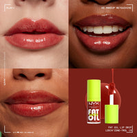 Thumbnail for NYX PROFESSIONAL MAKEUP Fat Oil Lip Drip, Moisturizing, Shiny and Vegan Tinted Lip Gloss - Losin Cone-trol (Neutral Nude)