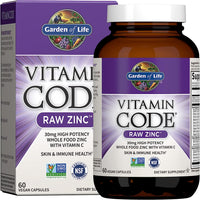 Thumbnail for Garden of Life Vitamin Code Vegan Capsules with Raw Zinc