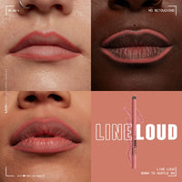 Thumbnail for NYX PROFESSIONAL MAKEUP Line Loud Lip Liner, Longwear and Pigmented Lip Pencil with Jojoba Oil & Vitamin E - Born To Hustle (Muted Rose)
