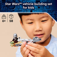 Thumbnail for LEGO Star Wars The Mandalorian & Grogu’s Speeder Bike Building Toy for Boys & Girls - Pretend Play Space Vehicle W/2 Star Wars Character Figures for Kids, Ages 6+ - Gift Idea for Birthdays - 75436