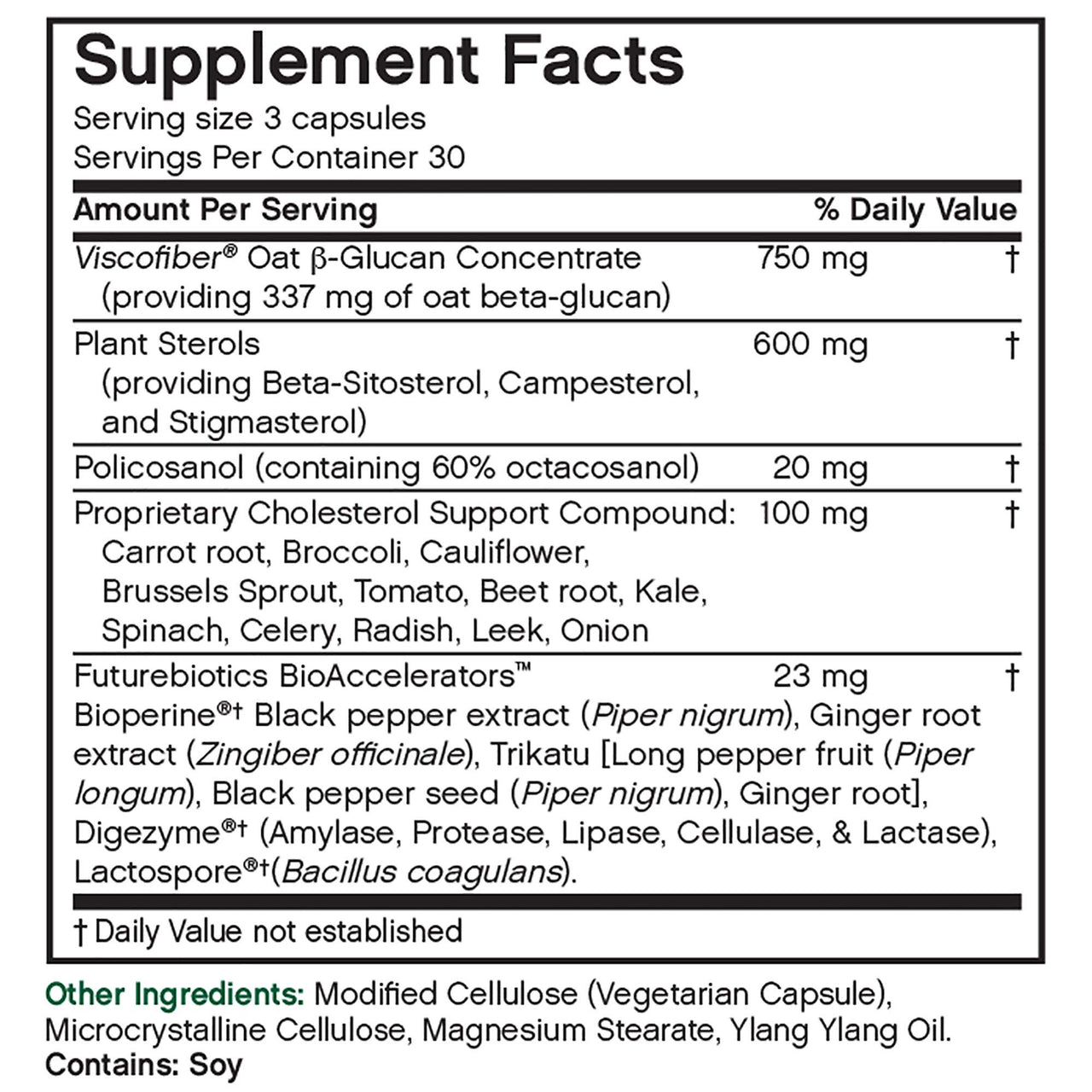 Futurebiotics Cholesterol Balance Veg-Capsules, 90-Count
