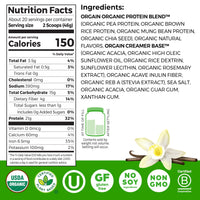 Thumbnail for Orgain Organic Vegan Protein Powder, Vanilla Bean - 21g Plant Protein, 6g Prebiotic Fiber, No Lactose Ingredients, No Added Sugar, Non-GMO, For Shakes & Smoothies, 2.03 lb (Packaging May Vary)