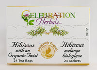 Thumbnail for CELEBRATION HERBALS Hibiscus Organic Twist 24 Bag, 0.02 Pound