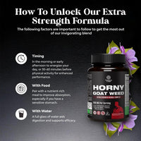 Thumbnail for Horny Goat Weed for Men - Extra Strength Male Supplement with Black Maca Root, Tongkat Ali, Saw Palmetto & Panax Ginseng Extract for Stamina & Energy - 60 Count