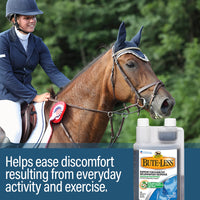 Thumbnail for Absorbine Bute-Less Long-Term Horse Comfort & Recovery Supplement Solution, Gentle on Stomach, Devil's Claw, Vitamin B-12, Yucca, 32oz / 32 Day Supply
