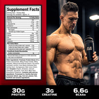 Thumbnail for Muscletech Whey Protein Powder (Strawberry, 4 Pound) - Nitro-Tech Muscle Building Formula with Whey Protein Isolate & Peptides - 30g of Protein, 3g of Creatine & 6.6g of BCAA