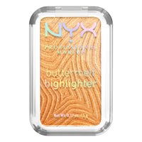 Thumbnail for NYX PROFESSIONAL MAKEUP Buttermelt Highlighter, Powder Highlighter Makeup, With Up to 12H Wear and High Impact Glow - 30 Butta Bling (Light Copper)