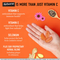 Thumbnail for Airborne Vitamin C 750mg (per Serving) Zesty Orange Flavored Gummies (42 Count in a Bottle), Gluten-Free Immune Support Supplement with Vitamins A C E, Selenium, Echinacea, Ginger, Antioxidant