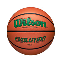 Thumbnail for WILSON Evolution Indoor Game Basketball, Green, Size 6-28.5