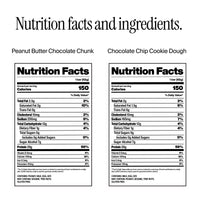 Thumbnail for David High Protein Bars - 0g of Sugar, Low Carb, Gluten Free - 28g of Protein, 150 Calories - Variety 6 Pack (3x Peanut Butter Chocolate Chunk, 3x Chocolate Chip Cookie Dough