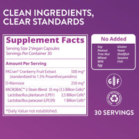 Thumbnail for MRM Nutrition Women's Probiotics - Patented Formula Supports Urinary Tract, Vaginal, & Immune Health for Women, Prebiotic Supplement, 3.5 Billion Cells & 2 Bacterial Strains, Vegan - 30 Servings