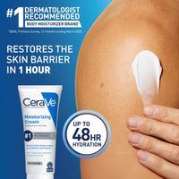 Thumbnail for CeraVe Moisturizing Cream, Face Body Moisturizer, Normal to Dry Skin, 8 Fl Oz
