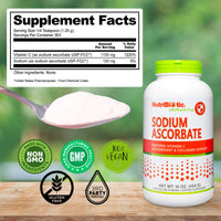 Thumbnail for NutriBiotic - Sodium Ascorbate Buffered Vitamin C Powder, 16 Oz | Vegan, Non-Acidic & Easier on Digestion Than Ascorbic Acid | Essential Immune Support & Antioxidant Supplement | Gluten & GMO Free