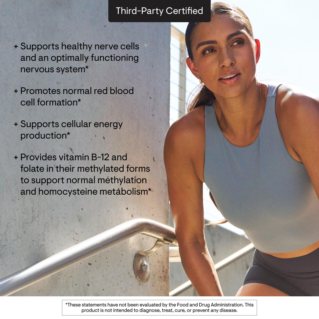 THORNE - B-Complex #12 - Vitamin B Complex with Choline Supplement - Supports Cellular Energy Production & a Healthy Nervous System* - Third-Party Certified - Gluten, Dairy & Soy-Free - 60 Capsules