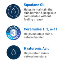 Thumbnail for CeraVe Hydrating Foaming Oil Cleanser, Moisturizing Cleanser for Face & Body, Squalane Oil + Hyaluronic Acid + Ceramides, For Dry to Very Dry Skin, Fragrance Free & Residue Free, 8 FL Oz