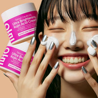 Thumbnail for SeoulCeuticals Korean Kojic Acid Cream Dark Spot Remover + Glycolic Acid + Niacinamide + Cica + HA Moisturizer - Cruelty Free K Beauty Skincare 2oz