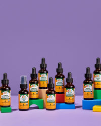 Thumbnail for Herb Pharm Kids Mullein Garlic Ear Oil: Alcohol-Free Herbal Ally for Kids, Made with Certified Organic Mullein, Certified Organic Garlic, & USDA Organic Calendula, Topical Use Only, for Children, 1 oz