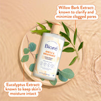 Thumbnail for Bioré Gentle & Breathable Acne Face Wash, Gentle Face Cleanser for Sensitive and Acne Prone Skin, Infused with Willow Bark Extract to Clarify Skin, Fragrance Free, 6.77 Oz