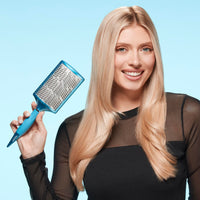 Thumbnail for BaBylissPRO Nano Titanium Curved Paddle Brush, Extra-Wide Titanium Ceramic Blow Dryer Brush, Ionic Technology, Smooth, Frizz-Free Styling, Fast Blowouts