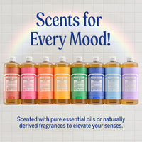 Thumbnail for Dr. Bronner's Pure-Castile Liquid Soap, Made with Organic Oils, 18-in-1 Uses: Face, Body, Hair, Laundry, Pets and Dishes, Concentrated, Vegan, Non-GMO, Lavender, 32 Oz