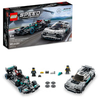 Thumbnail for LEGO Speed Champions Mercedes-AMG F1 W12 E, Performance & Project One Toy Car Set, Mercedes Model Car Building Kit, Collectible Race Car Toy, Great Car Gift for Kids and Teens, 76909