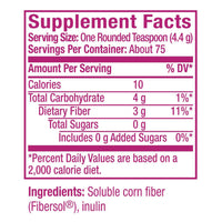 Thumbnail for Metamucil Fiber Supplement, Unflavored Clear Mixing Powder, No Grit, No Sugar Added, Plant Based Prebiotic Fiber Supplement Blend for Daily Digestive Health, 75 teaspoons