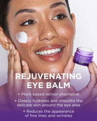 Thumbnail for Andalou Naturals Age Defying Rejuvenating Eye Balm - Plant-Based Retinol Alternative - Gentle, Hydrating Eye Cream With Bakuchiol to Help Reduce Appearance of Wrinkles - 0.45 Oz