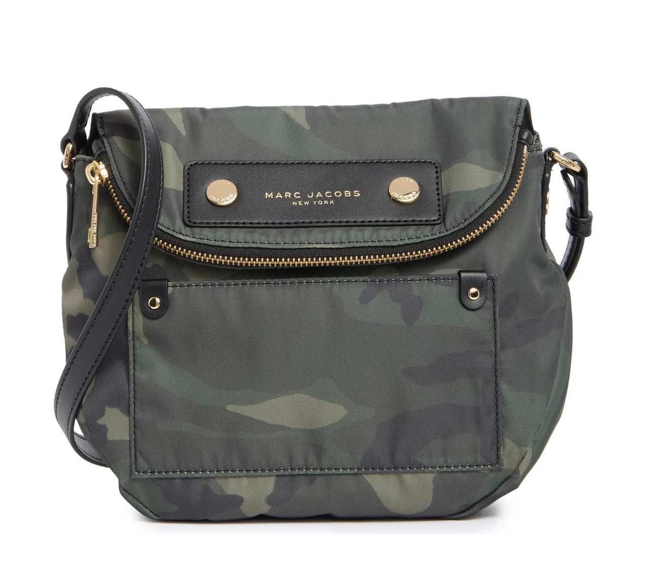 Marc Jacobs Preppy Nylon Mini Natasha Crossbody Bag, Camo Multi