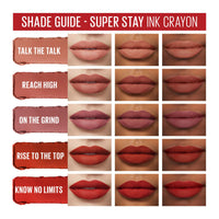 Thumbnail for Maybelline Super Stay Ink Crayon Lipstick Makeup, Precision Tip Matte Lip Crayon with Built-in Sharpener, Longwear Up To 8Hrs, Reach High, Rosey Mauve, 1 Count