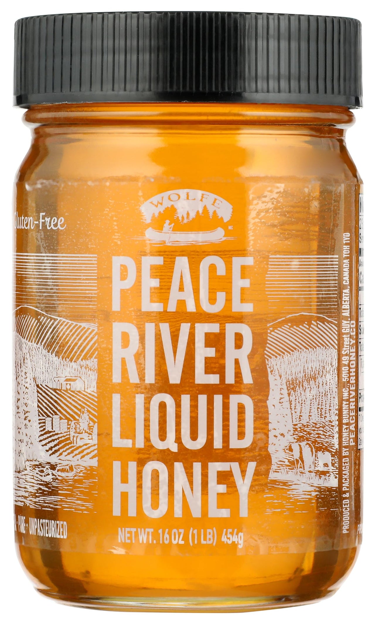 Peace River Liquid Honey, Kosher, Gluten Free, 16 Ounce (Pack of 6)