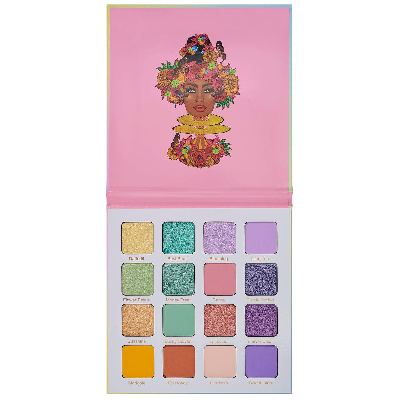 Juvia's Place Garden of Juvia’s Eyeshadow Palette - 16 Pan Palette, Tan, Auburn, & Rich Dark Chocolate, Mattes and Shimmers, Highly Pigmented and Buttery Texture