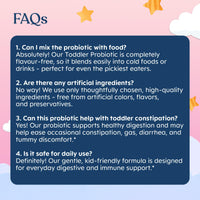 Thumbnail for Lovebug Kids Probiotic Powder with Prebiotic Fiber - Toddler Immunity Support & Constipation Relief - USDA Organic Probiotics for Childrens Gut & Digestive Health (Ages 1-4) - 30 Pack (Unflavoured)