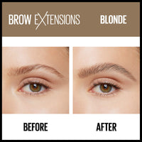 Thumbnail for Maybelline Brow Extensions Fiber Pomade Crayon Eyebrow Makeup, Blonde, 1 Count