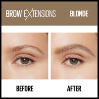 Thumbnail for Maybelline Brow Extensions Fiber Pomade Crayon Eyebrow Makeup, Blonde, 1 Count