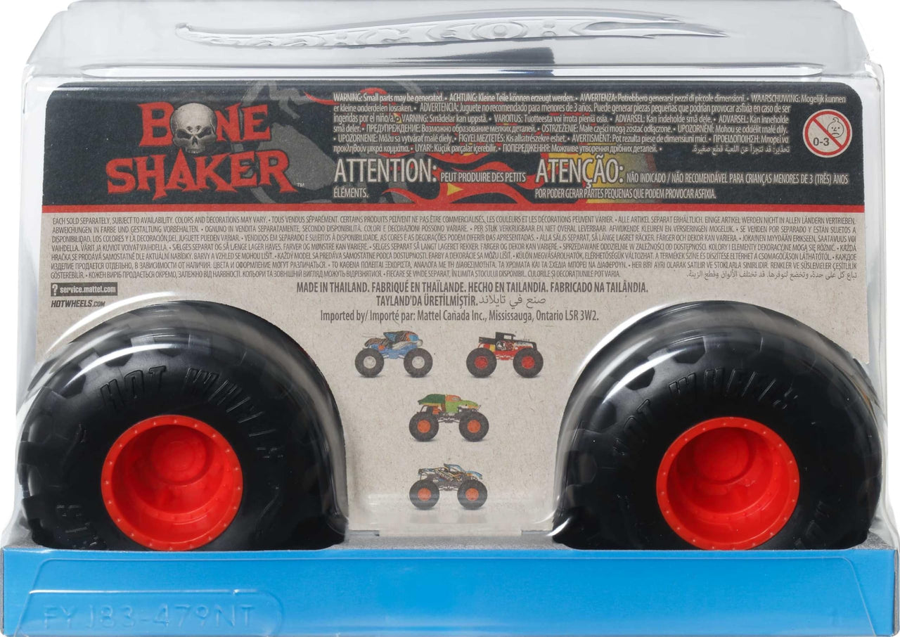 Hot Wheels Monster Trucks Oversized Bone Shaker in 1:24 Scale