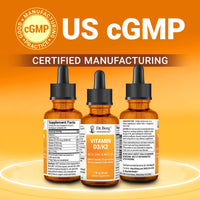 Thumbnail for Dr. Berg Liquid Vitamin D3 & K2 Supplement with Zinc - for Bone, Teeth, Mood & Immune Health* - Vitamin D3 & K2 Drops for Adults - 1 fl oz